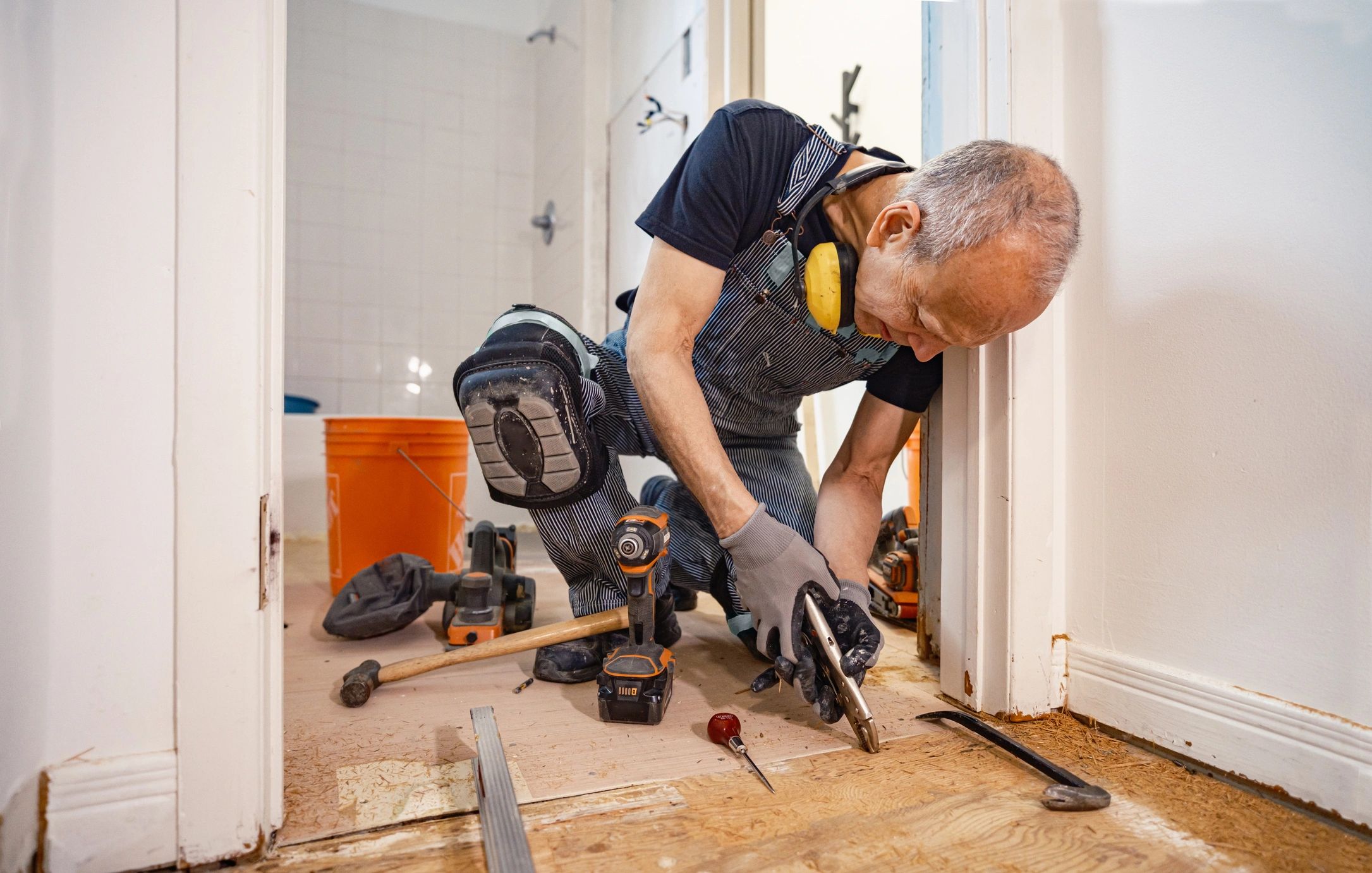 Home maintenance in Alaska - handyman at work
