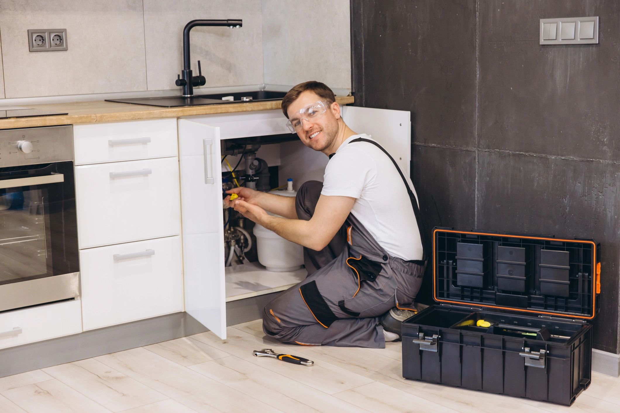 handyman working tools home repair
